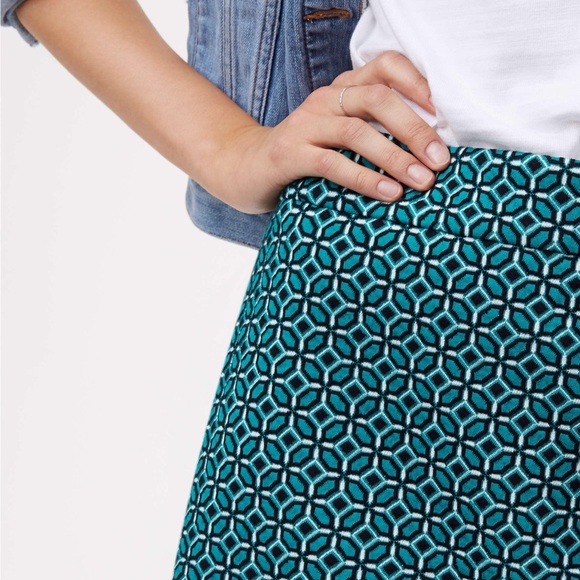 Loft Tiled Jacquard Mini Skirt - Picture 3 of 8